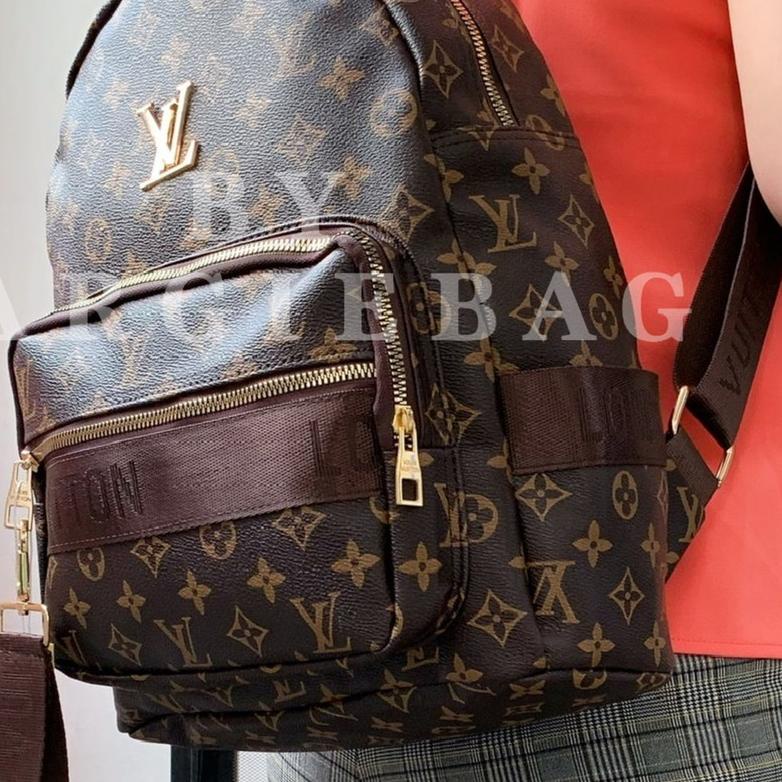 ♜ RANSEL LV BESAR ZONATA BACKPACK PRIA WANITA LAPTOP ♦