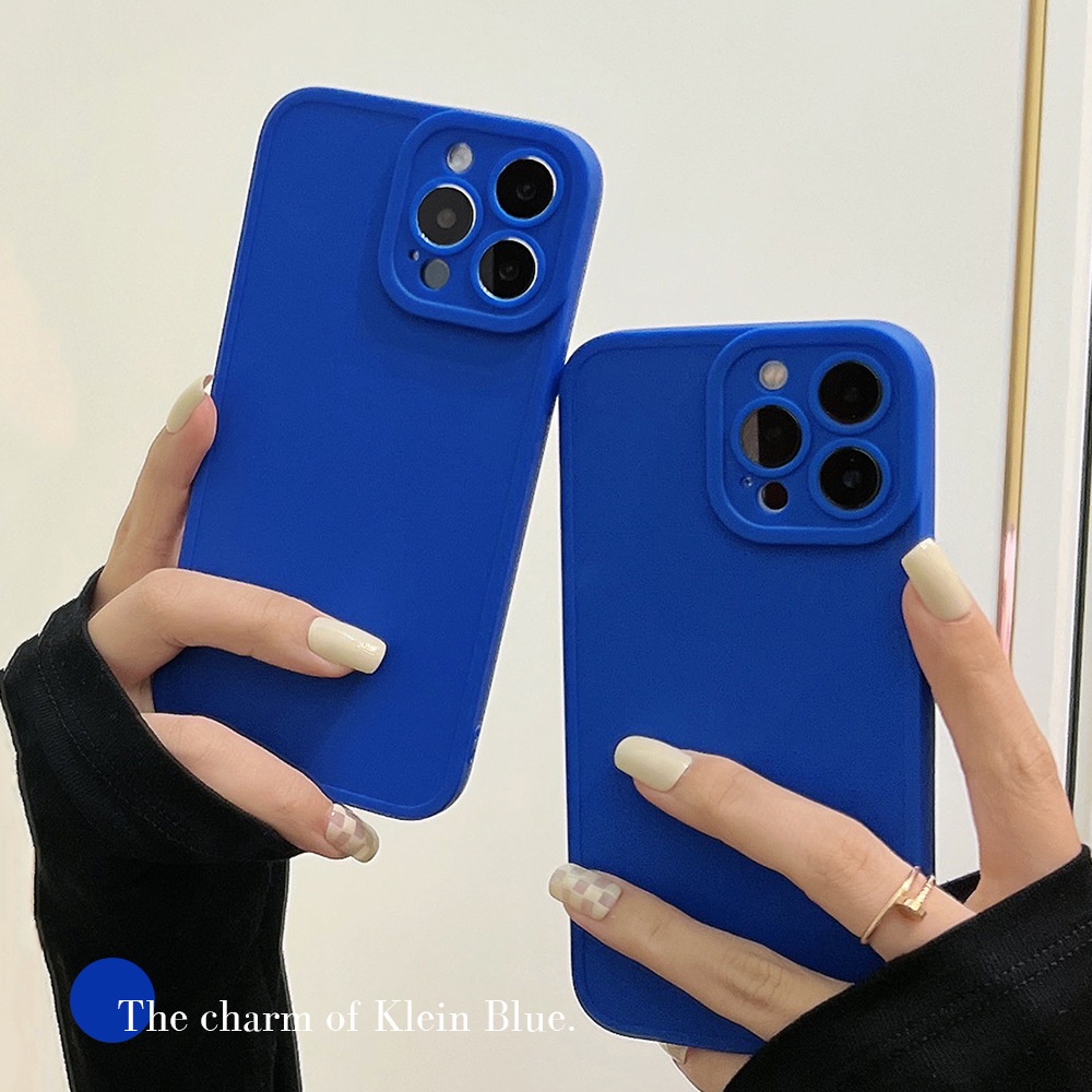 IPHONE Casing Hp Bahan silicon Warna Polos Simple Untuk Iphone7 8 PLUS XR Xs11 12 13 14 MINI PRO MAX SE 2020