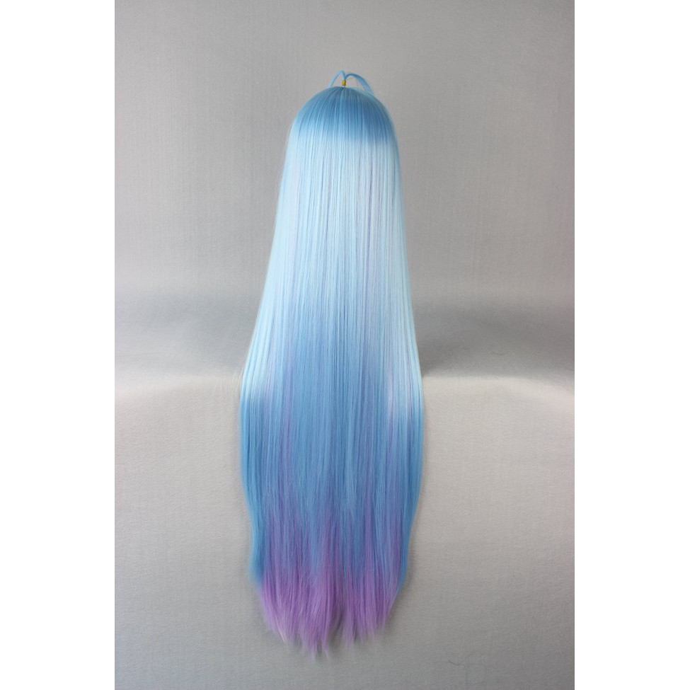 Wig MCoser Biru Ungu Mixed 105 cm 558B - No Game No Life - Shiro