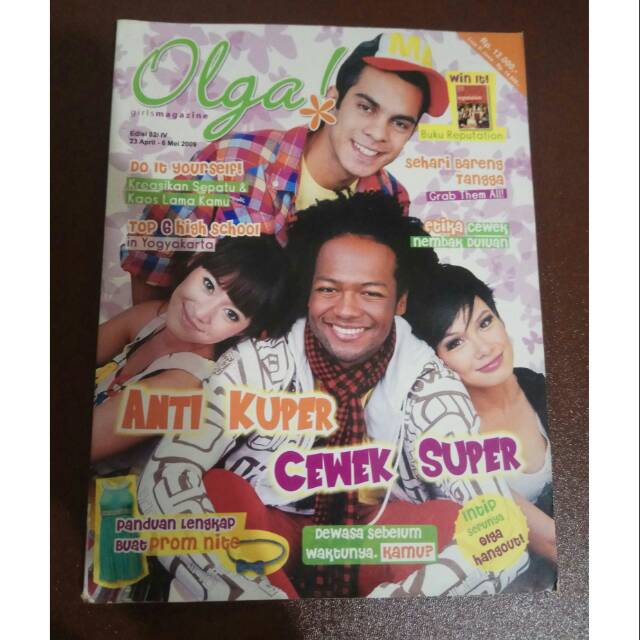 (PRELOVED) MAJALAH OLGA COVER TANGGA