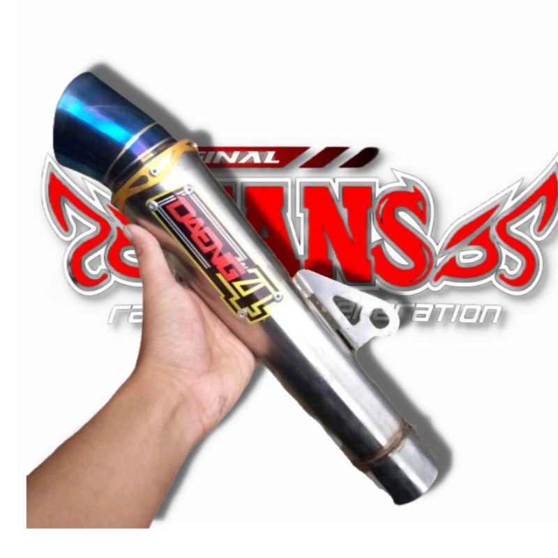 Slincer Silincer Tabung KNALPOT RACING DAENG sai4 satria Fu Vixion Verza Sonic Tiger Megapro Jupiter