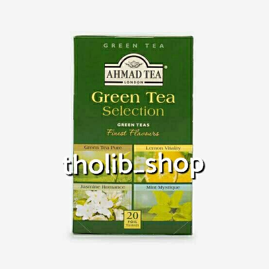 

Ahmad tea green tea-green tea selection bags 20's