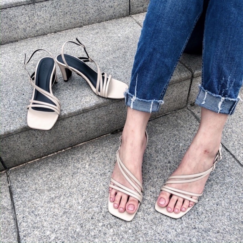 JUAL RUGI LUXIAWITHLOVE Keiko 7cm - High Heels/Sandal Pesta Wanita Murah Preloved