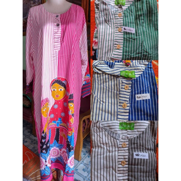 Daster Jumbo Lengan Panjang