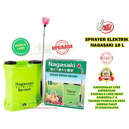 Disinfektan Spray Semprotan Elektrik Tangki Nagasaki 16 Liter