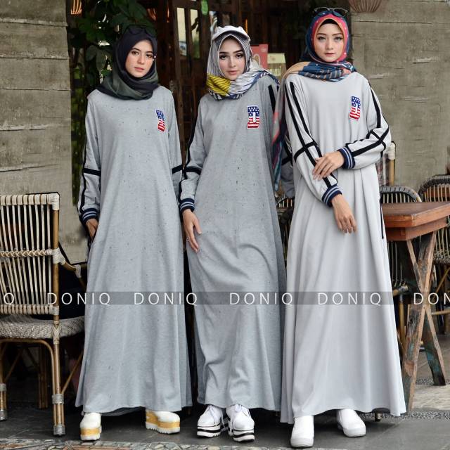 GREY DRESS by Doniq original