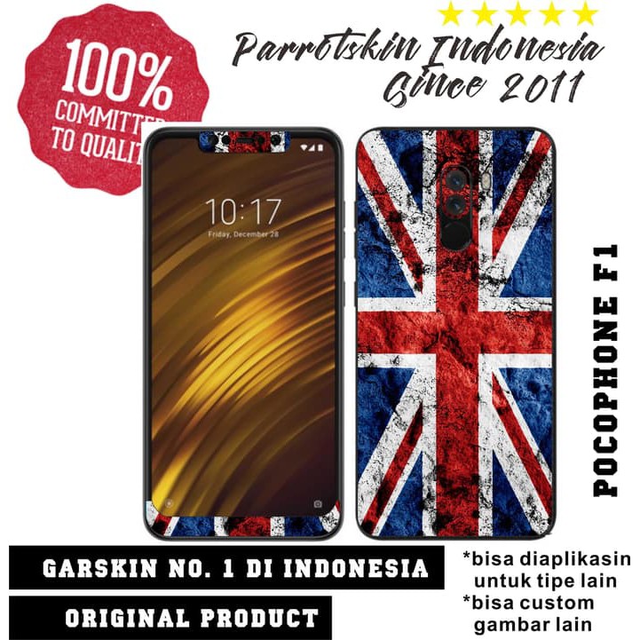 Garskin Skin Xiaomi Pocophone F1 England Union Jack for back case