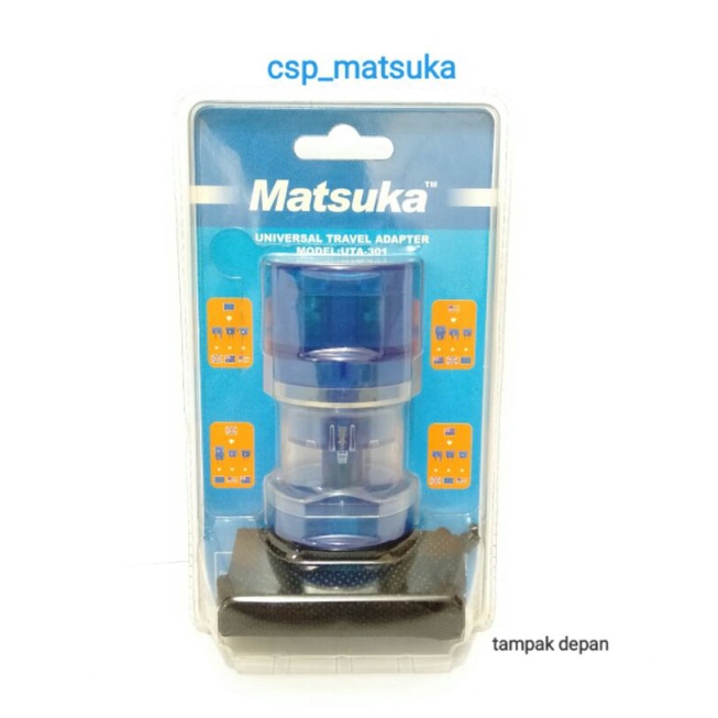 Universal Travel Adaptor /Over Steker Adaptor untuk semua Negara MT-301 Matsuka