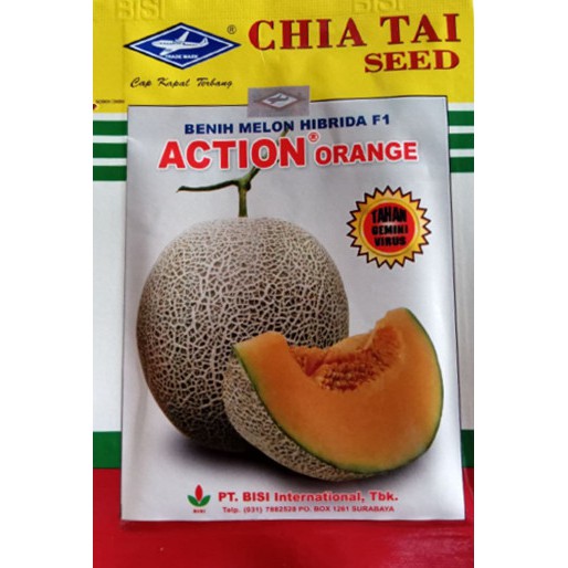 Benih Melon Hibrida F1 Action Orange