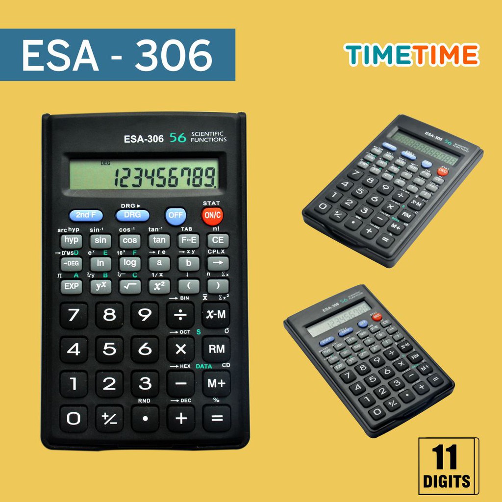 Kalkulator Scientific MURAH FREE BATERAI Calculator 306 AWET BAGUS
