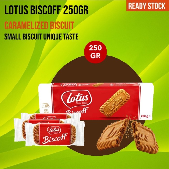 

Siap Krim Lotus Biscoff Caramelized Biscuit 250Gr - 156Gr