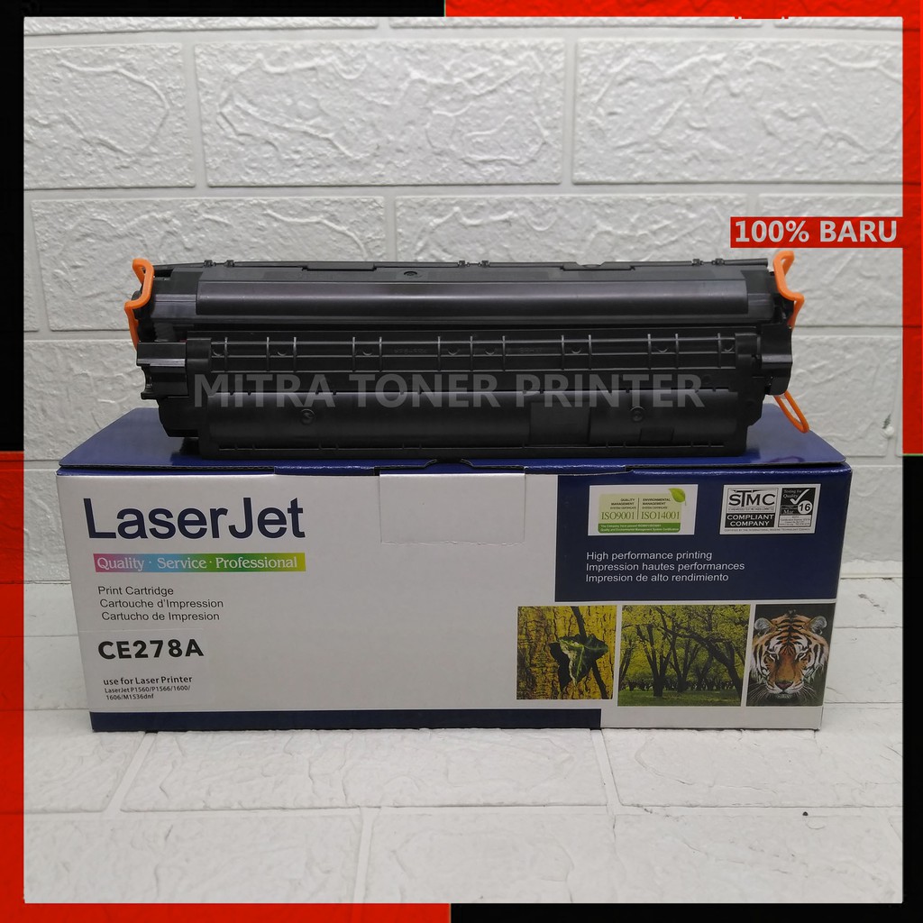 Toner Cartridge Compatible Untuk Printer HP LaserJet Pro P1560,P1566,P1600,P1606,M1536dnf CE278A-78A