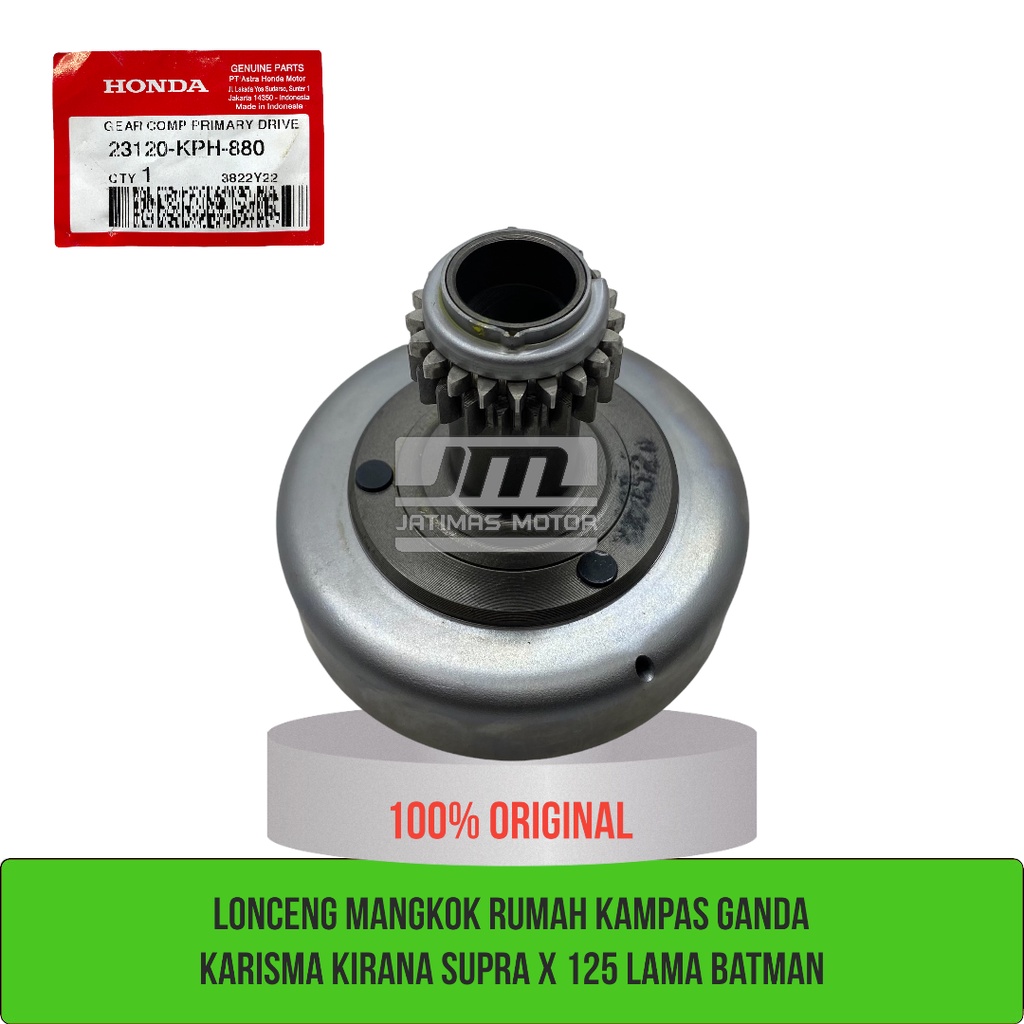 Lonceng mangkok rumah kopling ganda karisma kirana supra x 125 lama batman 23120-KPH-880 22660-KPH-8