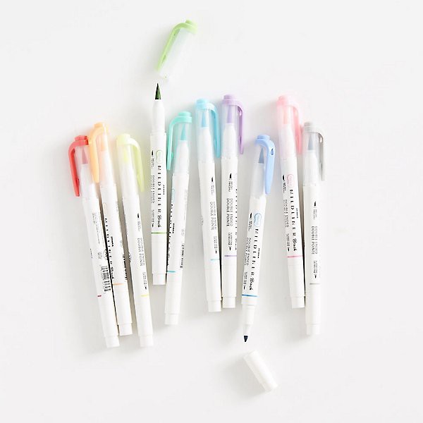 MILDLINER BRUSH PEN ZEBRA