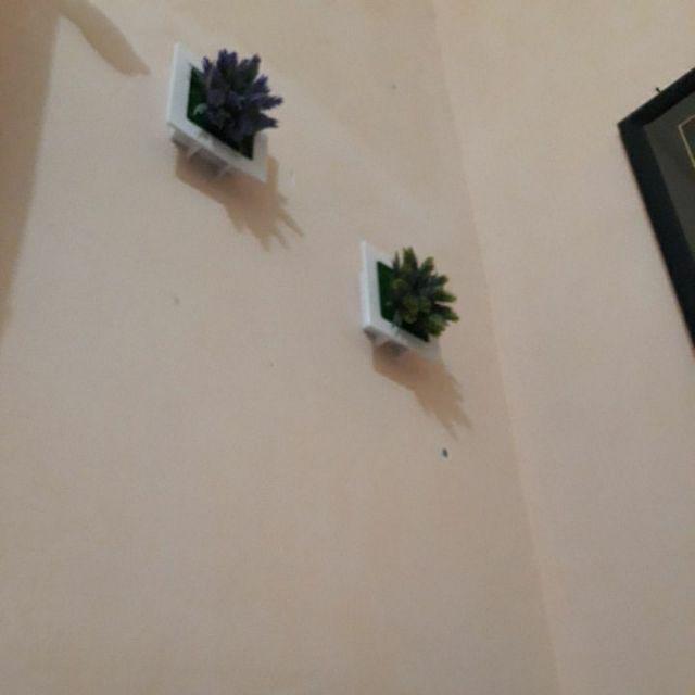 Bunga Plastik Mini Cantik Artificial Vas Model Frame 3d Utk Pajangan Hiasan Dinding - Vb14c