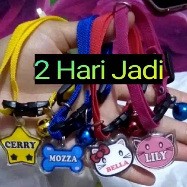 Kalung kucing nama pink Shopee Indonesia Kalung kucing nama pink Shopee Indonesia