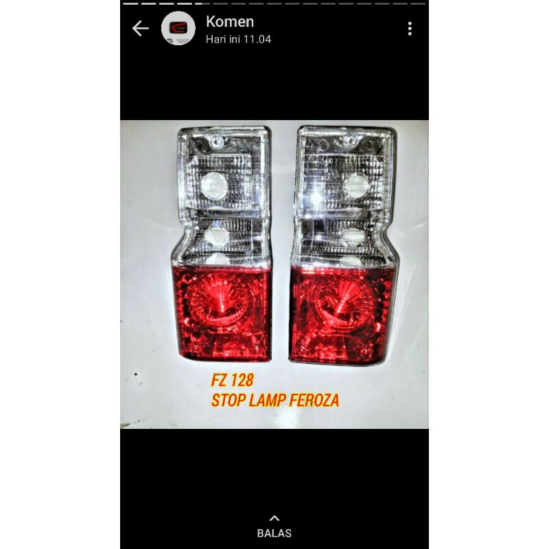 lampu stop belakang khusus feroza