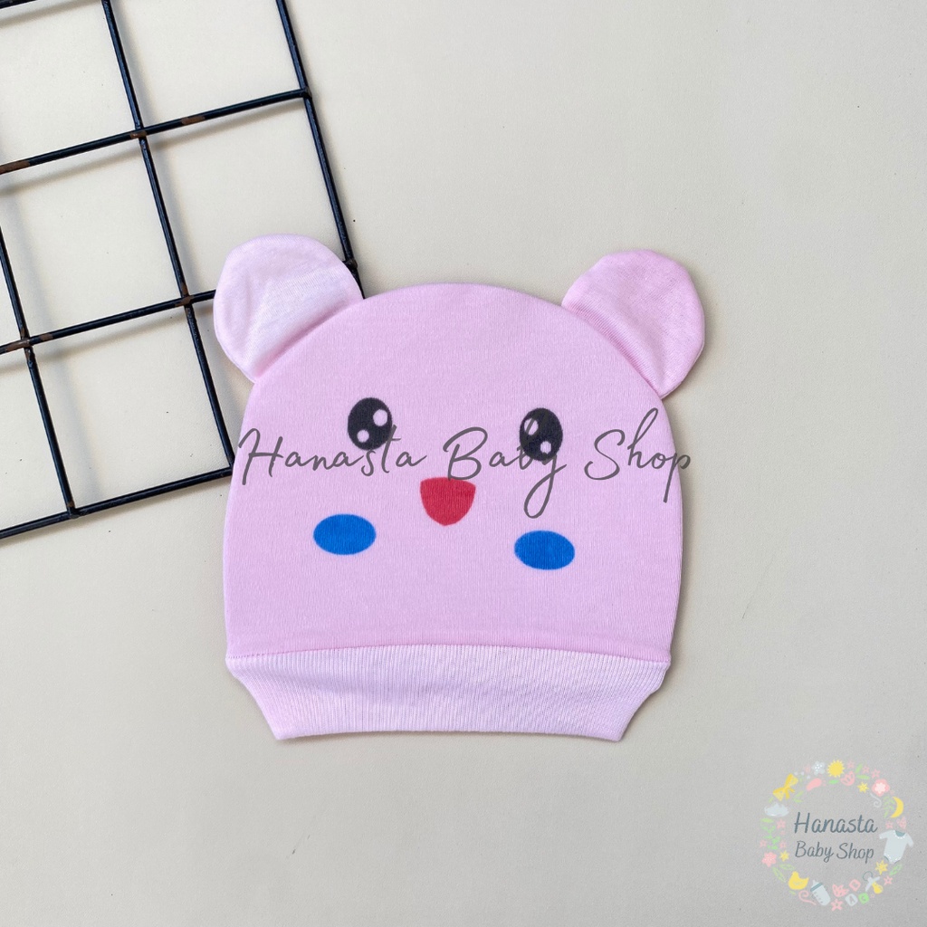 Kupluk Bayi Topi Bayi Polos Model Pokemon Laki Laki Perempuan Newborn Usia 0 - 12 Bulan