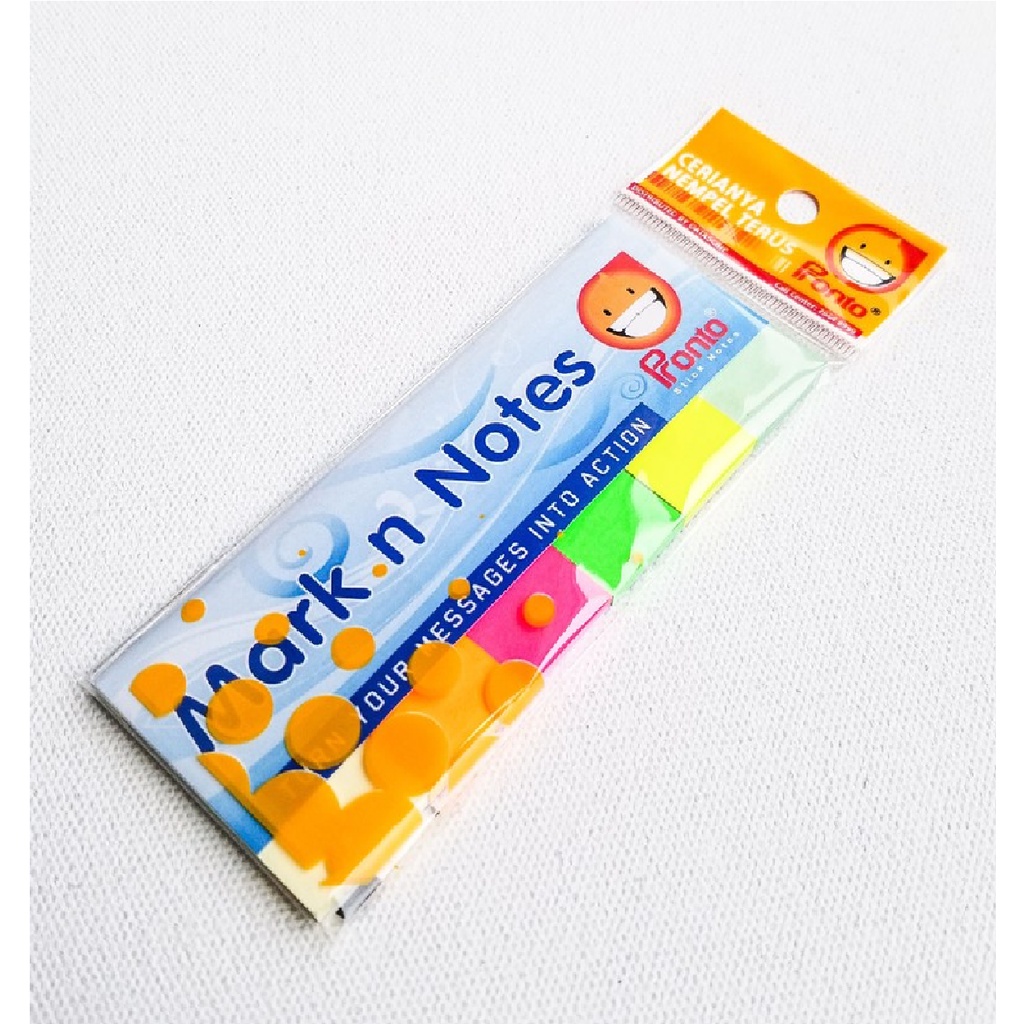 

POST IT / PRONTO MARK N NOTES 6 WARNA - STICKY NOTES