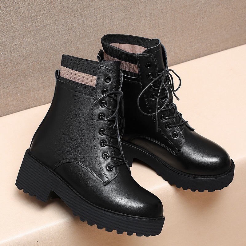 BT39 SEPATU BOOTS IMPORT WANITA KOREA BRITISH MARTIN INGGRIS ORIGINAL VELVET