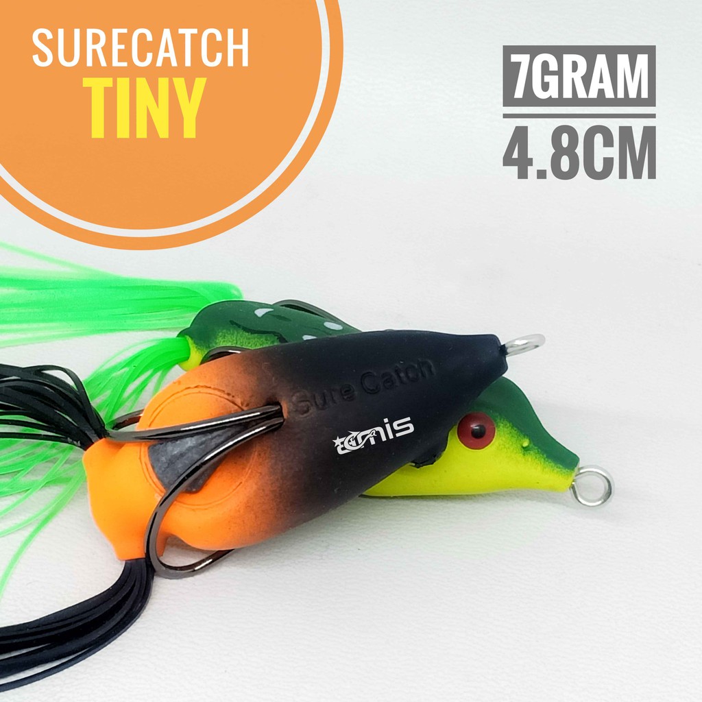 SURECATCH TINY Froggy Softfrog Kodok Umpan Casting Gabus Soft Frog