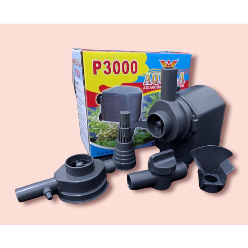 PROMO MURAH POMPA AQUARIUM KOLAM HIDROPONIK AQUILA P 3000