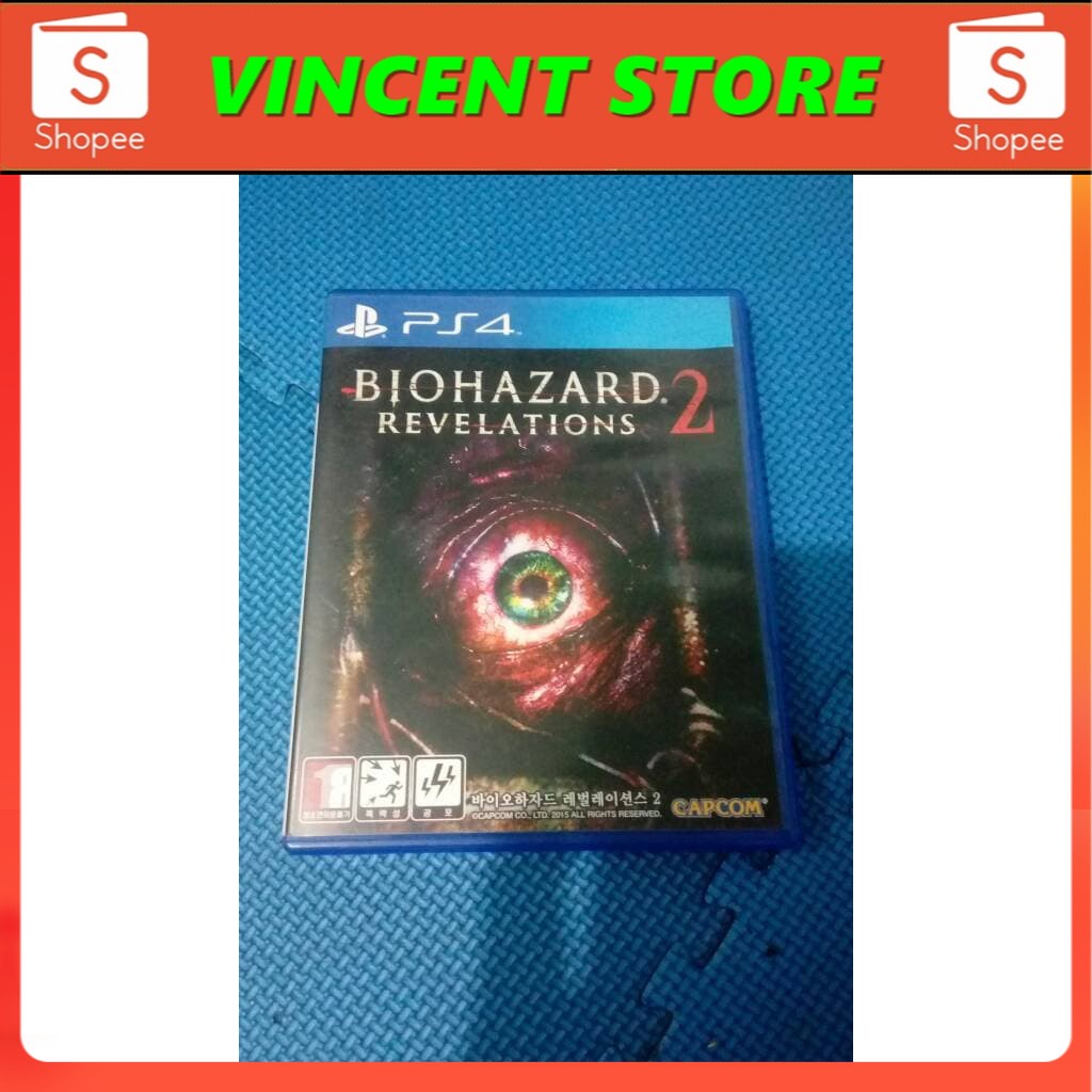 PRODUK ORIGINAL  bd ps4 kaset game resident evil revelation 2