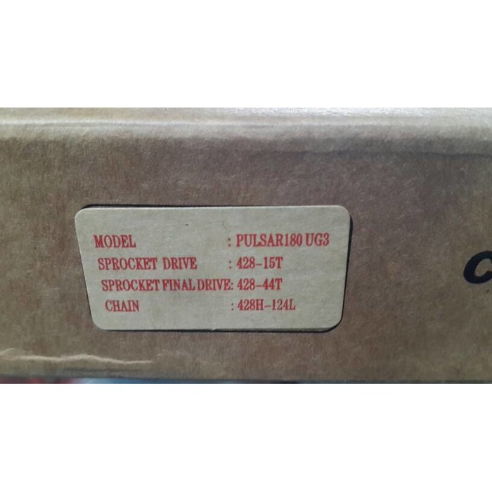 Gearset Bajaj Pulsar 180 Ug3