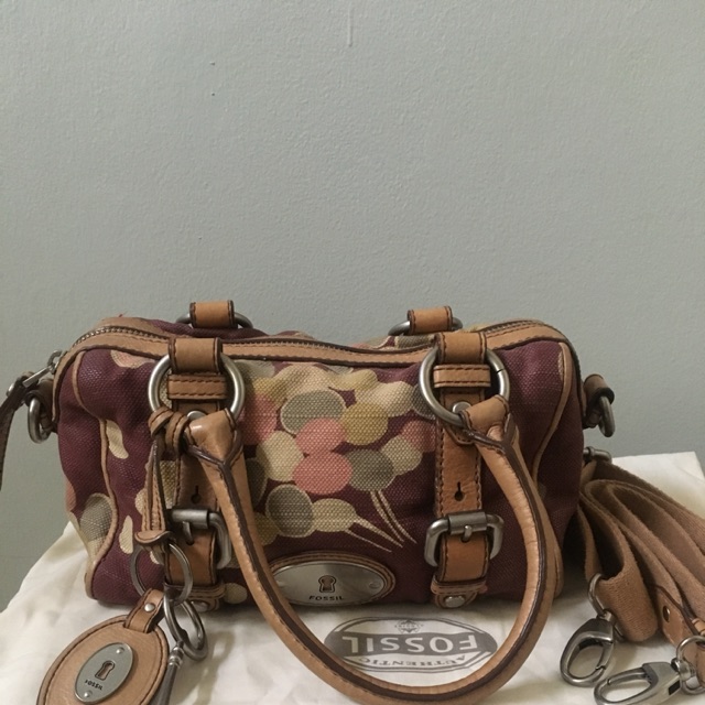 Preloved Authentic Fossil Maddox Satchel  size S