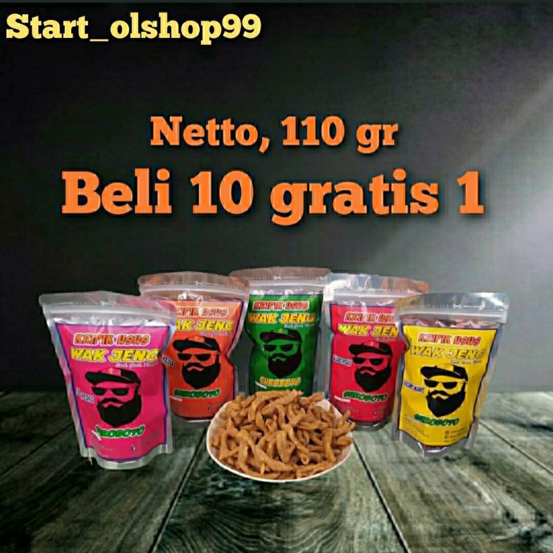 

KERIPIK USUS WAKJENG VARIAN RASA 110GR