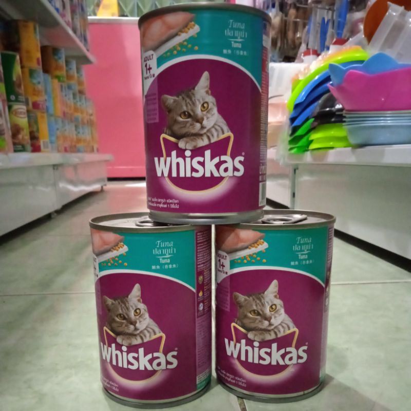 whiskas kaleng Tuna 400g~makanan basah kucing