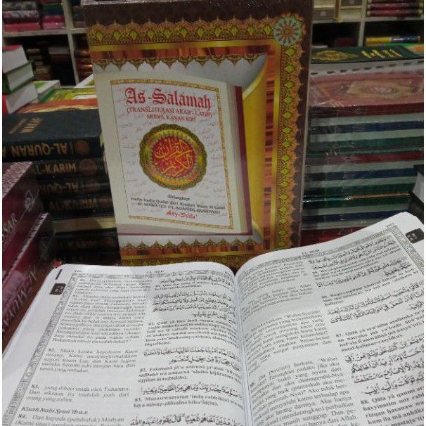 Alquran As-Salamah latin dan terjemahan ukuran a4