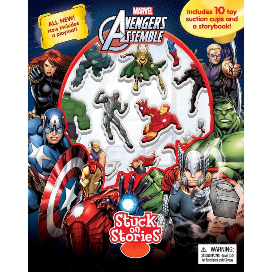 buku anak STUCK ON STORIES AVENGERS ASSEMBLE