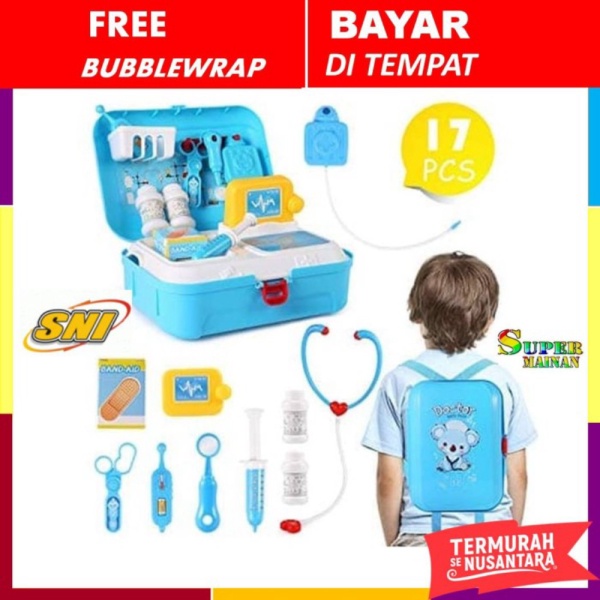 

mainan dokter dokteran anak lengkap doctor play set dokter gigi murah Berkualitas