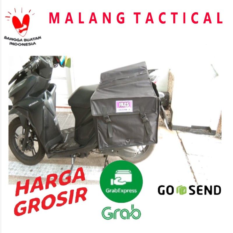 MT Tas Obrok Tas Motor Tas Kurir Tas Pos Tas Kanvas Kargo Waterproof - JUMBO