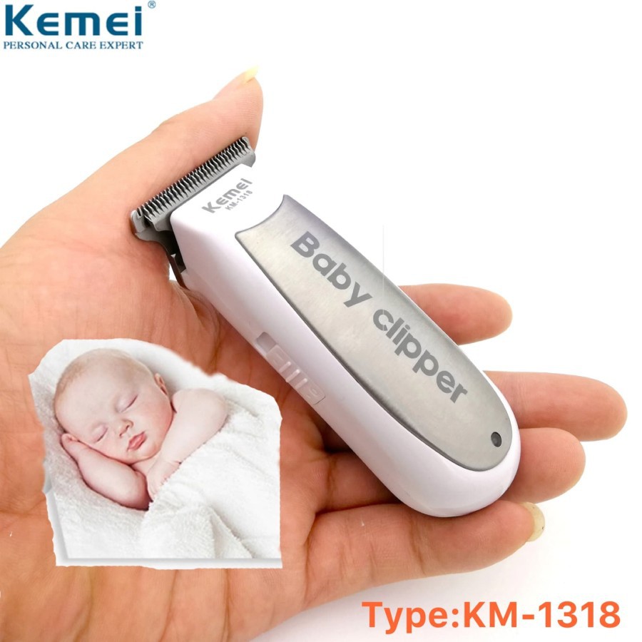 Alat Cukur Rambut Bayi Kemei Elektrik Baby Shaver Trimmer KM 1319