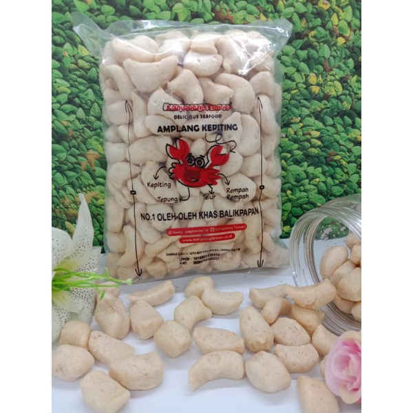 

[COD] Amplang Kuku Macan Rasa Kepiting Kemasan Jumbo ( 400gram )