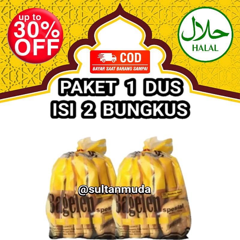 PAKET 2 BUNGKUS ROTI KERING BAGELEN BANDUNG RAYA SALUYU