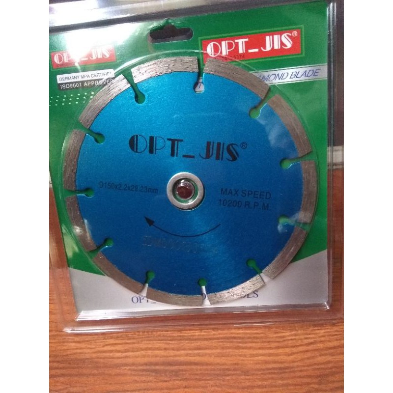 Mata gerinda potong keramik,granit  merek OPT - JIS 6 inch
