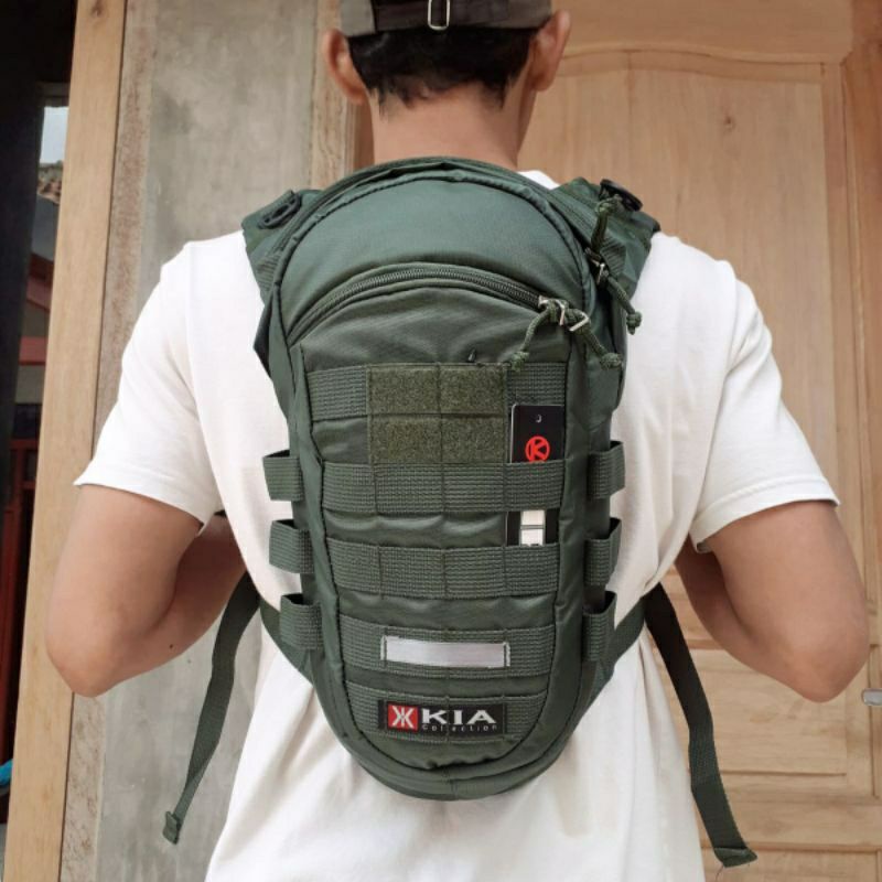 Tas Ransel Kecil Pria Sepeda Lipat Roadbike Olahraga Outdoor Hidropack Army Tactical Tas Trail Adventure Gunung Running Trabas Motor Cross Traveling Tas Ransel Tactical ArmyTas Hiking Tas Ransel Sepeda Gunung MTB Pria