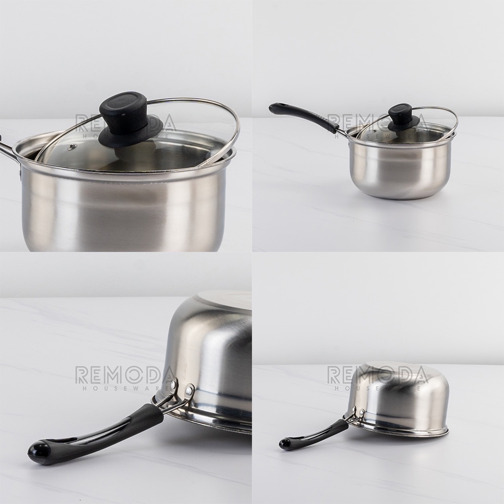 Premium (Mount) [Calypso] Panci Susu / Panci Indomie / Panci Stainless Steel merk Calypso ukuran