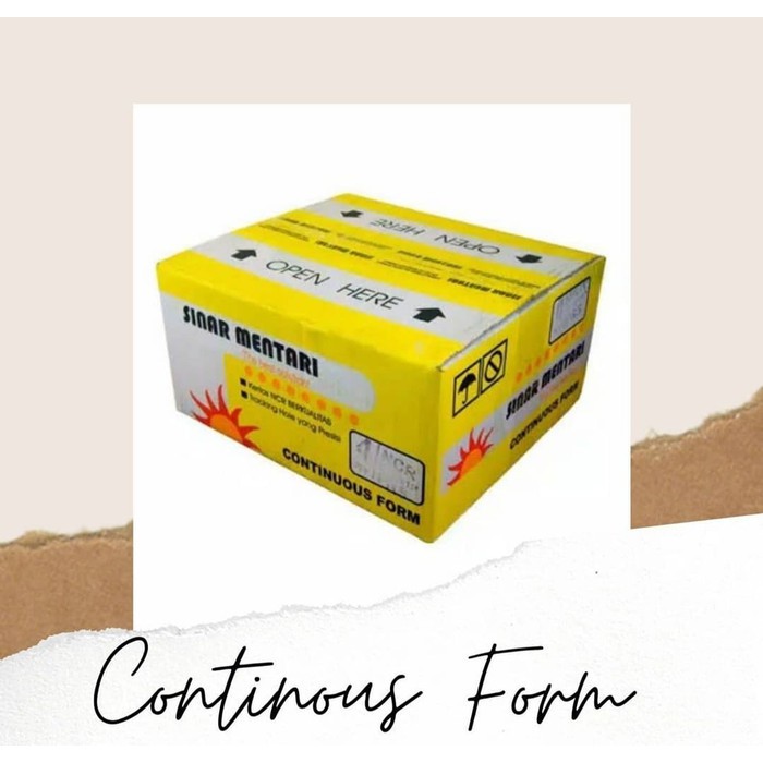 

GOSEND/CONTINOUS FORM/SINAR MENTARI CONTINOUS FORM 4PLY 9.5"X11":2 PRS