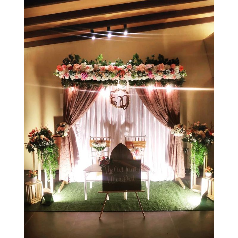 backdrop lamaran | sewa backdrop |akad | aqiqah | khitanan | ulang tahun dll