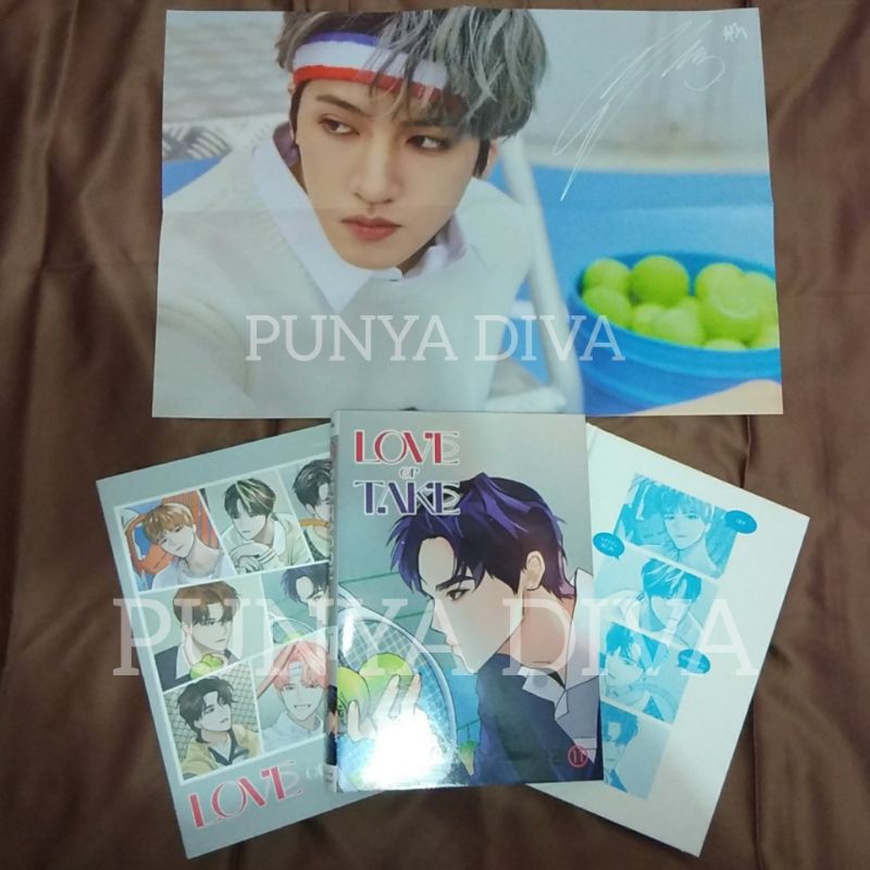 [READY] PENTAGON LOVE OR TAKE SPORTY VERS YANAN COVER MINI POSTER WOOSEOK