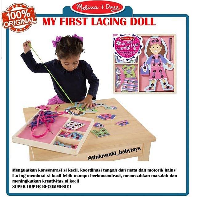 MELISSA and DOUG Lacing Doll