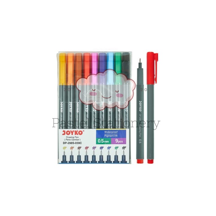

Drawing Pen Set Joyko DP-298S-059C 0.5mm - Pulpen Pena Spidol Gambar Warna 0,5 mm
