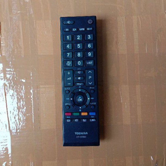 REMOT TV LED LCD TOSHIBA CT-90380 ORIGINAL