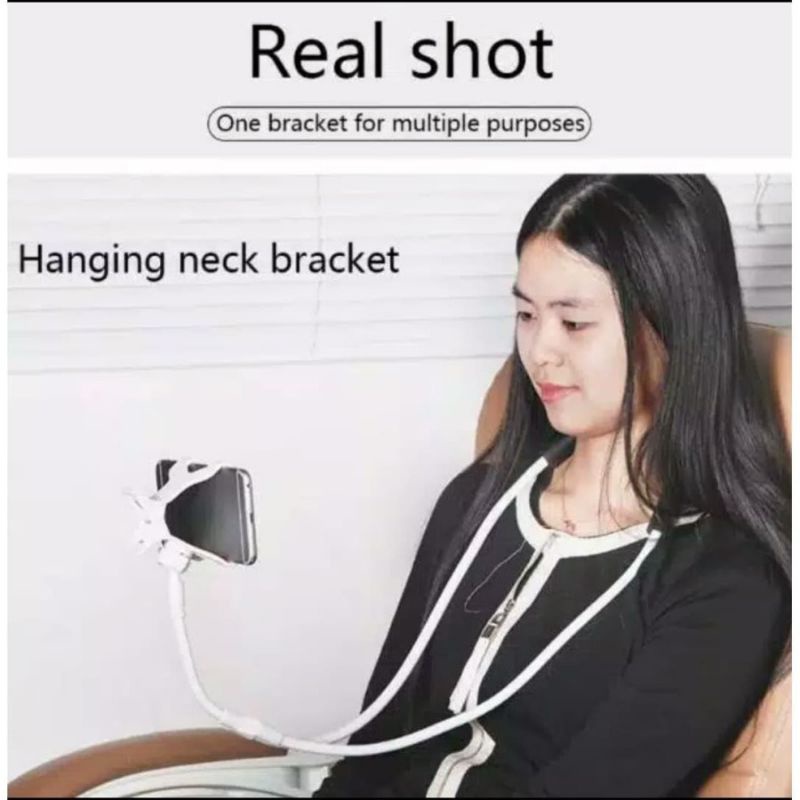 Neck Phone Holder/Lazy Neck Pod/Holder Leher/Lazy Hanging Neck Phone