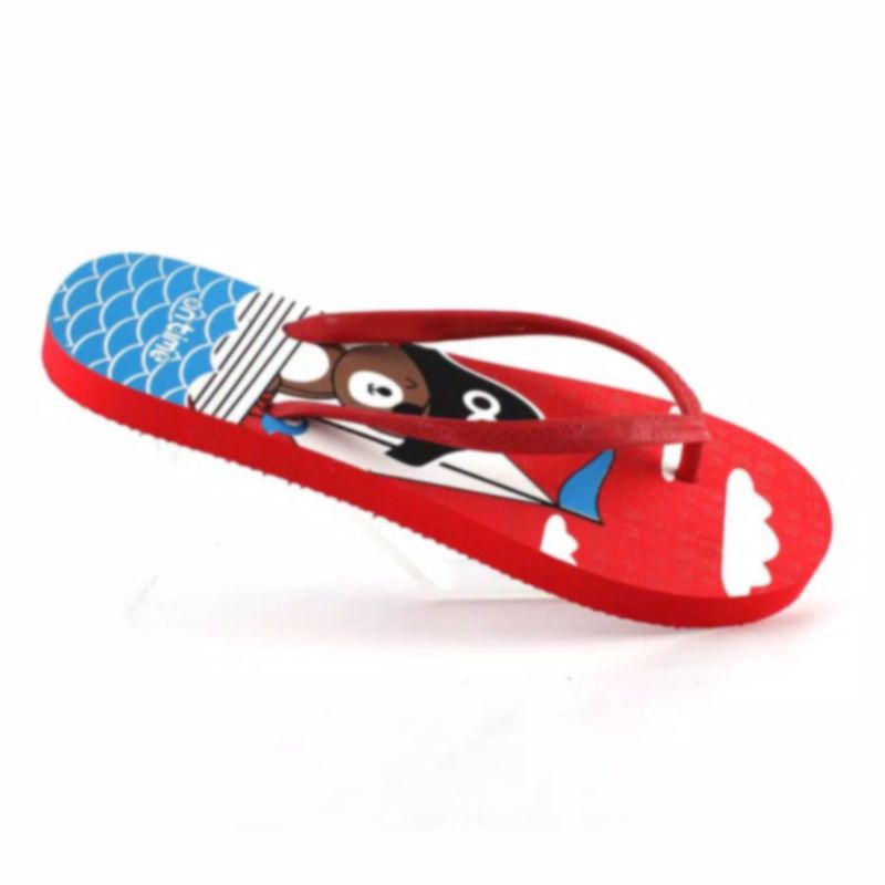 SANDAL JEPIT WANITA MOTIF BAJAK LAUT (MK15)