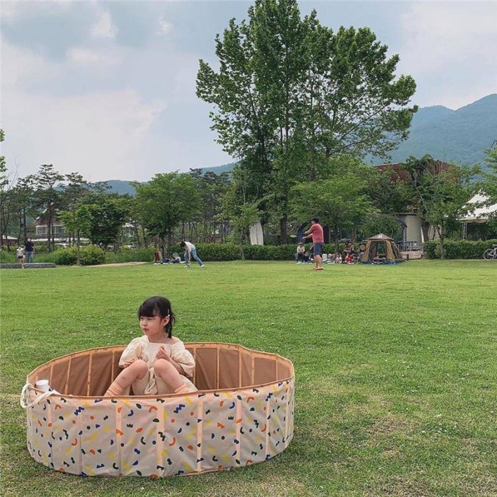 play art folding mat big foldable pool / kolam renang lipat anak besar